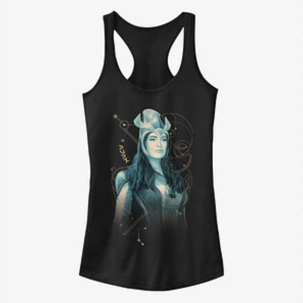 Marvel Eternals Ajak Black Graphic Women's Tank Top